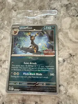 Pokemon TCG Umbreon Sealed Obsidian Flames Promo - Image 1