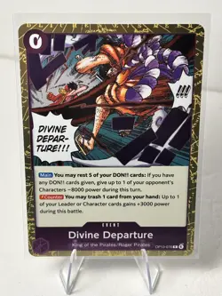 One Piece Divine Departure Carrying On His Will #OP13-076 Foil - Image 1
