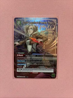 Union Arena Annie Leonhart Female Titan Alternate Art UE10BT/AOT-1-053 - Image 1