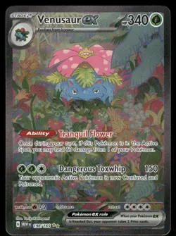 Pokemon Cards Venusaur ex 198/165 151 Special Illustration Rare NM - Image 1