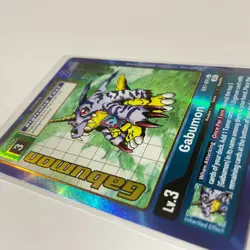MINT Digimon TCG GABUMON EX1-011 (Alternate Art) Classic Collection Trading Card - Image 2