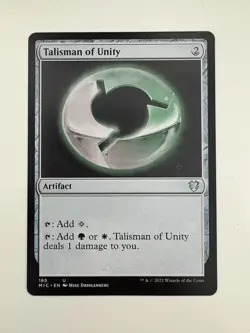 Talisman of Unity MTG Magic the Gathering Card NM Near Mint MIC - Image 1