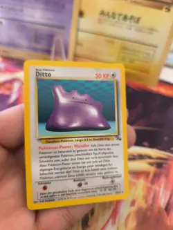 Pokemon Karte Card Ditto Fossil 1999 Rare English Non Holo Wotc NM - Image 2