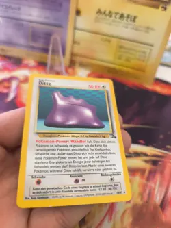 Pokemon Karte Card Ditto Fossil 1999 Rare English Non Holo Wotc NM - Image 3