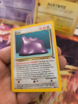 Pokemon Karte Card Ditto Fossil 1999 Rare English Non Holo Wotc NM - Image 5