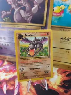 Pokemon Karte Card Aerodactyl Fossil English Non Holo Rare Wotc NM+ - Image 1