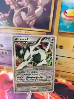 Pokemon Karte Card Arceus Lv. X Dp Black Star Promo Deutsch German Holo Exc - Image 1
