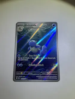 Wartortle 171/165 Illustration Rare 151 Pokemon Card TCG Holo - Image 1