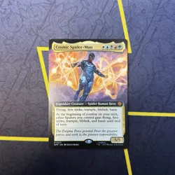 Cosmic Spiderman M 271 BORDERLESS MTG Spiderman ENGLISH MAGIC THE GATHERING - Image 1