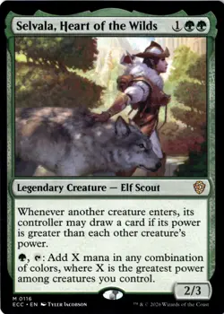 MTG Commander: Lorwyn Eclipsed Selvala, Heart of the Wilds M NM - Image 1