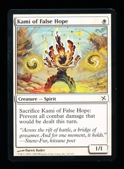 * * 1x Kami of False Hope x1 * * Betrayers of Kamigawa MTG LP Lightly Played - Image 1