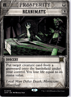 Reanimate The Big Score NM MTG - Image 1