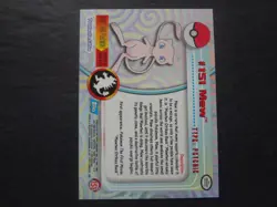 2000 Topps Pokemon Series 3 #151 Mew Blue Logo 1st Edition TV Animation - Image 2