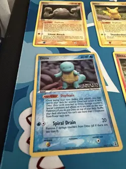 Nintendo Pokemon TCG Ditto 64/113 EX Delta Species 2005 English Lot of 6 - Image 3