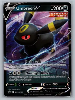 Umbreon V SWSH: Sword & Shield Promo Cards #SWSH203 Holo Pokemon Card - Image 1