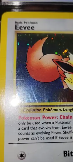 2000 POKEMON BLACK STAR PROMO POKEMON League #11 EEVEE HOLO CGC 9 - Image 2