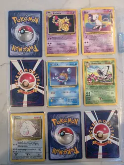 Vintage Pokemon Card Lot WOTC - Base Set Chansey Holo, Japanese Gym Holos, Mew - Image 2