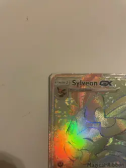 Sylveon GX Full Art Ultra Rare Holo 158/145 SM Guardians Rising Pokemon TCG - Image 2