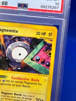 VTG 2003 Pokemon Aquapolis Magnemite #91 91/147 E-Reader PSA 10 LOW POP 51 - Image 4