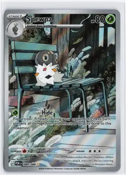 Pokemon TCG Spewpa Perfect Order 089/088 Holo Illustration Rare Near Mint - Image 1