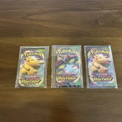 Pokemon Sword & Shield Vivid Voltage Sealed Booster Packs X3 - Image 1