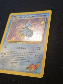 Misty's Seadra Prerelease 009/132 Wotc Promo Holo English HP70 - Image 3