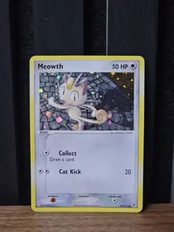 Pokemon Meowth 69/112 FireRed & LeafGreen Reverse Holo English 50 HP - Image 1