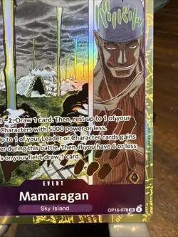 One Piece Adventure on Kami’s Island - MAMARAGAN SR OP15-078 ENGLISH CCG - Image 4