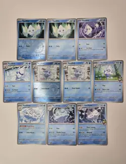 Lot of 11 Pokemon Cards Vanillite Vanillish Vanilluxe Collection Reverse Holo - Image 1
