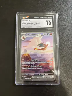 2023 Pokemon SV 151 Charizard ex #199/165 CGC 10 SIR Special Illustration Rare - Image 1