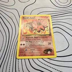 Pokemon TCG Brock's Vulpix Gym Challenge Card 37/132 Regular MP/HP - Image 2
