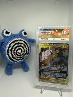 Pokemon TCG Reshiram & Zekrom GX Ultra Rare Card 157/236 Cosmic Eclipse Ace 10 - Image 1