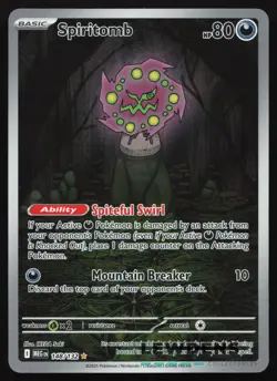Spiritomb - 148/132 - Illustration Rare - Mega Evolution - Pokemon Card - Image 1