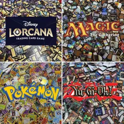 15,000 TRADING CARDS , 5K EACH MTG LORCANA AND YUGIOH BULK - Image 1