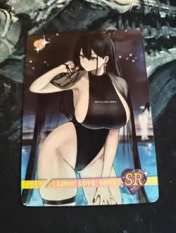 Cute Waifu Style Anime Card - Nice Collectable! SR - Image 1