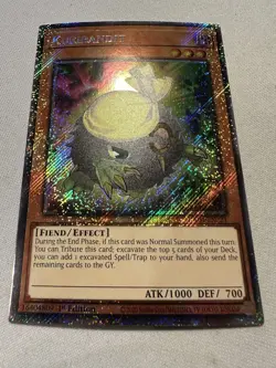 Yu-Gi-Oh! Kuribandit Platinum Secret Rare Card RA04-EN221 1st Ed Near Mint - Image 1