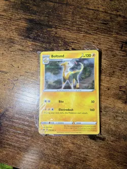 Boltund Cosmos Holo 076/202 SWSH Promo Card With HD Galaxy Swirl 🍥 On The NOSE - Image 3