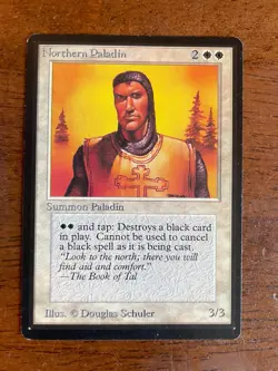 MTG Northern Paladin - Beta LP - Image 1