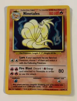 Ninetales Evolutions Holo Rare Pokemon TCG Trading Card 12/102 MP - Image 1