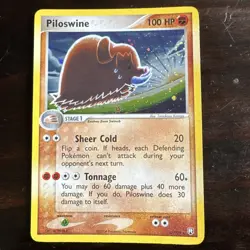 Pokemon Card - Piloswine Team Rocket Returns 13/109 Holo Holo Rare - Image 1