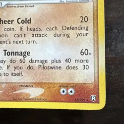 Pokemon Card - Piloswine Team Rocket Returns 13/109 Holo Holo Rare - Image 3
