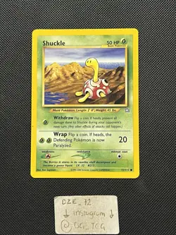Pokemon Neo Genesis - Shuckle - 72/111 - Non Holo - Unlimited Edition - NM - Image 1