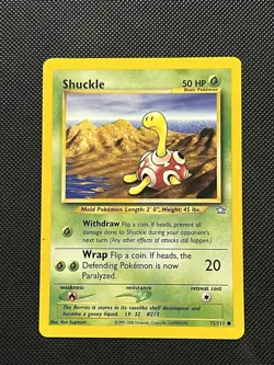 Pokemon Neo Genesis - Shuckle - 72/111 - Non Holo - Unlimited Edition - NM - Image 2