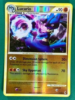 Lucario 14/95 Reverse Holo Rare Pokemon TCG Call of Legends 2011 [2] - Image 1