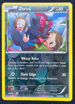 Zorua - 90/162 - Pokemon Reverse Holo (LP) - Image 1