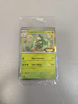 Pokemon Mega Evolution Perfect Order Prerelease STAFF Promo Sealed Pack In Hand - Image 1