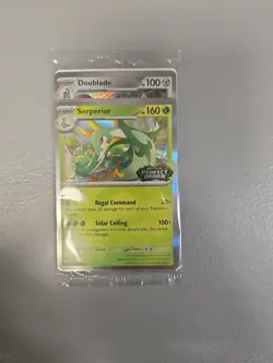 Pokemon Mega Evolution Perfect Order Prerelease STAFF Promo Sealed Pack In Hand - Image 4