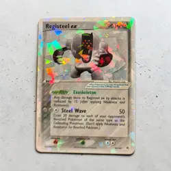 Registeel ex 99/101 EX Hidden Legends Ultra Rare Holo Pokemon 2004 Pack Pull NM - Image 4