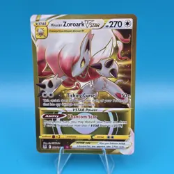 Pokemon Hisuian Zoroark VSTAR (Secret) 213/196 Swsh11: Lost Origin Holo - Image 1