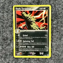 VTG Pokemon EX Team Rocket Returns Dark Tyranitar 19/109 Regular Rare NM - Image 1